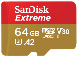 Sandisk Extreme Micro SD 64GB 170Mb/s 4K