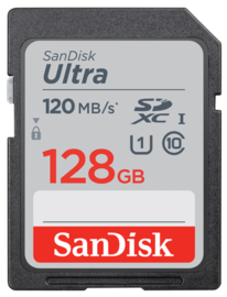 Sandisk Ultra SDXC UHS-1   128GB 120Mb/s
