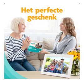 Pora & CO Digitaal fotolijst 10 inch met WIFI en touchscreen  Wit