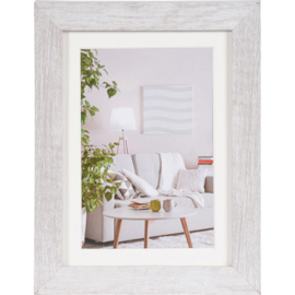 Houten fotolijst Modern 13x18 wit