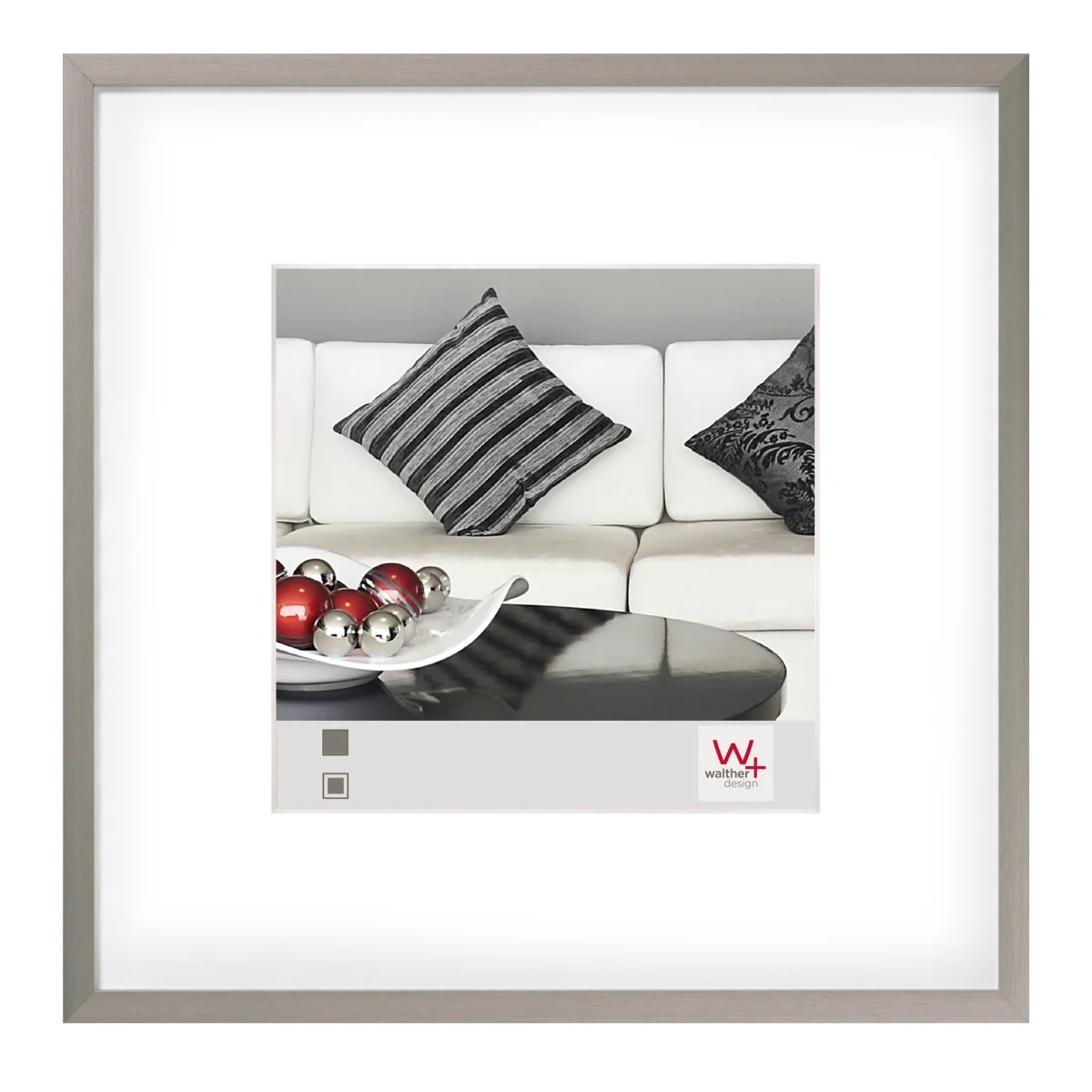 Chair aluminium lijst 30x30 staal