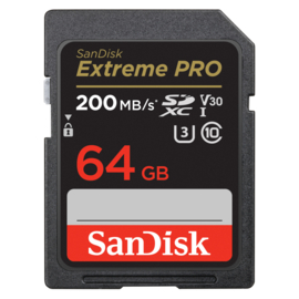 SanDisk SDXC Extreme Pro 64GB 200/90 mb/s - V30