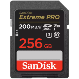 SanDisk 256 GB SDXC Extreme Pro 200MB/s