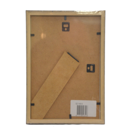 Houten lijst 10x15 plat brons