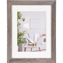 Houten fotolijst Modern 18x24 donker grijs