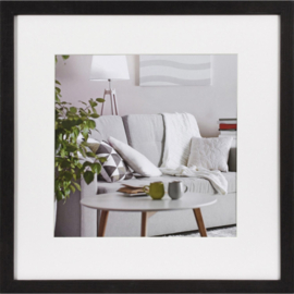 Houten fotolijst Modern 40x40 donker bruin