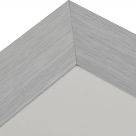 Luzern Aluminium 20x20 cm zilver