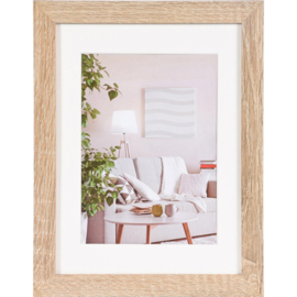 Houten fotolijst Modern 18x24 Mid bruin