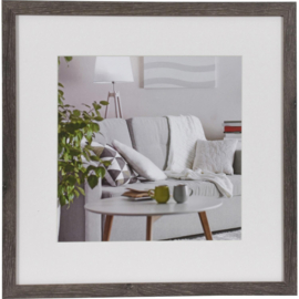 Houten fotolijst Modern 40x40 Donker grijs