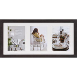 Houten fotolijst Modern Galerij D.Bruin 23x50 voor 3x 13x18