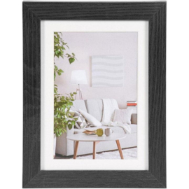 Houten fotolijst Modern 13x18 zwart