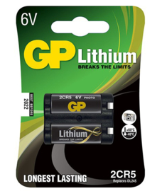 GP Lithium batterij 6V 2CR5