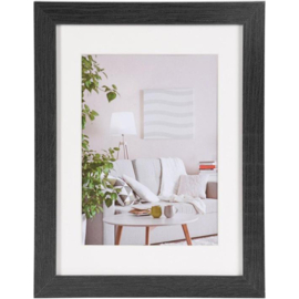 Houten fotolijst Modern 18x24 zwart