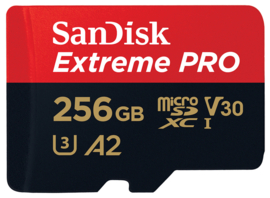SanDisk Extreme Pro 256GB 200 MB/s micro SDXC UHS-I