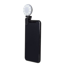 Selfie flash light zwart