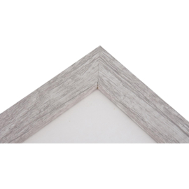 Houten fotolijst Modern Galerij  wit 23x50 voor 3x 13x18