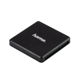 Hama USB-3.0-multi-kaartlezer, SD/microSD/CF, zwart