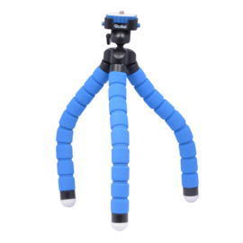 Rollei Monkey Pod statief blauw instelbaar 10 tot 27cm hoog
