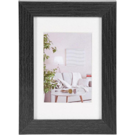Houten fotolijst Modern 10x15 zwart