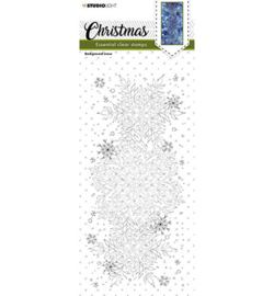 SL-ES-STAMP239 Clear Stamp Christmas Slimline snow