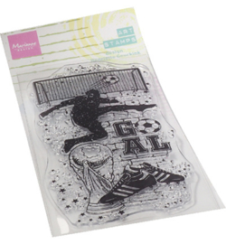 MM1645 Clear Stamp Soccer