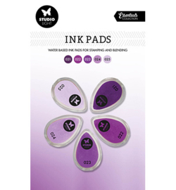 SL-ES-INKP05 Studio Light inktpads Purple Essential