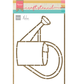 PS8113 Craft Stencil Watering can by Marleen