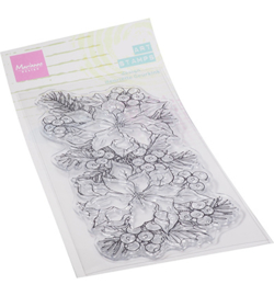 MM1649  Clear Stamp  Poinsettia