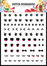 491.200.027 Sticker Art Kawaii Face