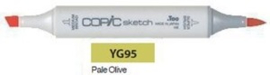 YG95 Copic Sketch Marker Pale Olive