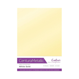 CPM10-WGOLD Crafter's Centura Metallic White gold