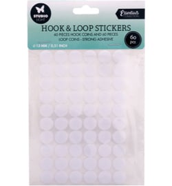SL-ES-HLOOP02 - HOOK & LOOP stickers Round Essential Tools nr.02