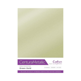 CPM10-GGOLD Crafter's Centura Metallic Green gold