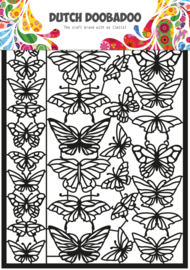 472.950.010 Dutch Paper Art Vlinders zwart