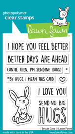 LF2790 Lawn Fawn Better Days Clear Stamps