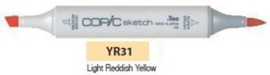 YR31  Copic Sketch Marker Light Reddish Yellow