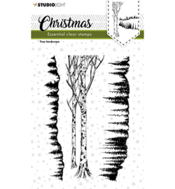 SL-ES-STAMP243 Clear Stamp Christmas Christmas Tree landscape