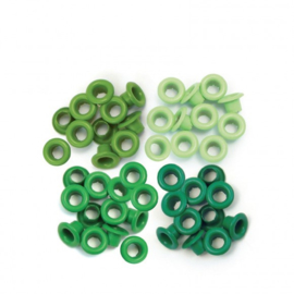 41576-3 We R Memory Keepers standard eyelets x60 green