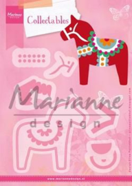 COL1371 Marianne Design Collectables Eline‘s Dala Horse