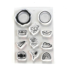 CS220 ECD Clearstamps Seal Embellishments