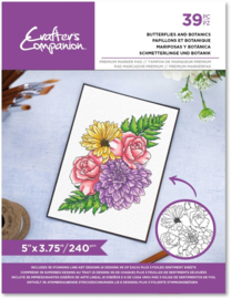 CC-COLPAD5-BUBO Colouring Pad Butterflies&Botanics