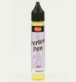 116220201 Viva Pearl pen Pastel geel