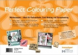 07010 papier - Perfect Colouring Paper A4 10 st.