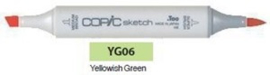 YG06 Copic Sketch Marker Yellowish Green