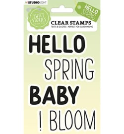SL-SS-STAMP214 Quotes large Hello Spring Sweet Stories