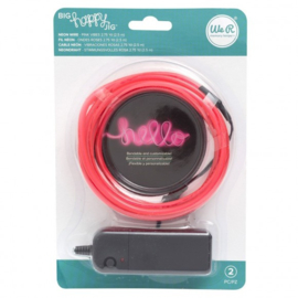 660572 We R Memory Keepers Big happy jig neon wire 2pc pink