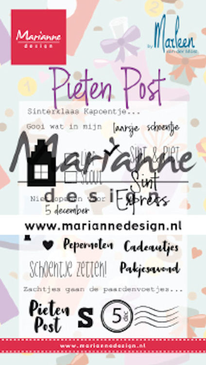 CS1042 Marianne Design - Clearstamp - Pietenpost