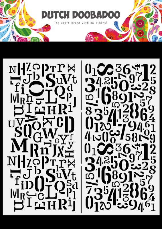 470.784.094 Mask Art Slimline Letter & Numbers
