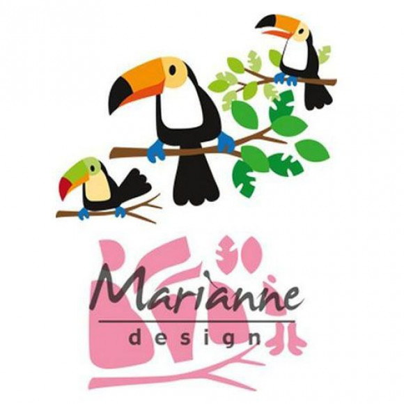 COL1457 Marianne Design Collectables Eline's toucan