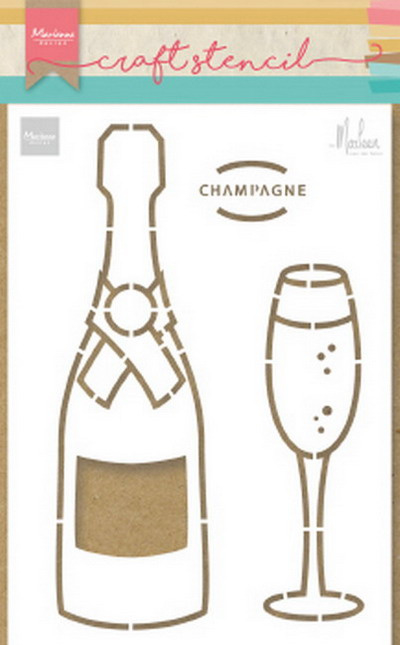 PS8051 Craft Stencil Champagne
